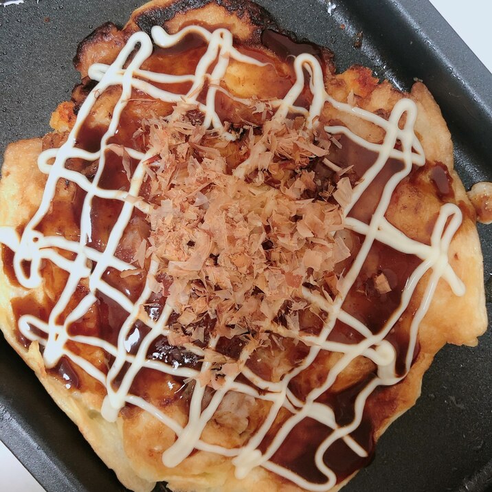 キムもちチーズのお好み焼き